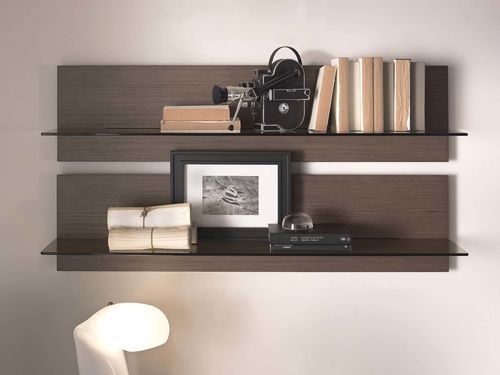 Mensola - BEN - Italy Dream Design - contemporaneo / in noce / in vetro temprato