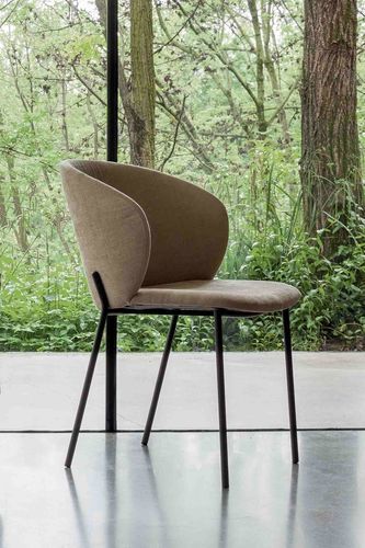Poltrona contemporanea - CLO - Italy Dream Design - in pelle / in ecopelle / in lino