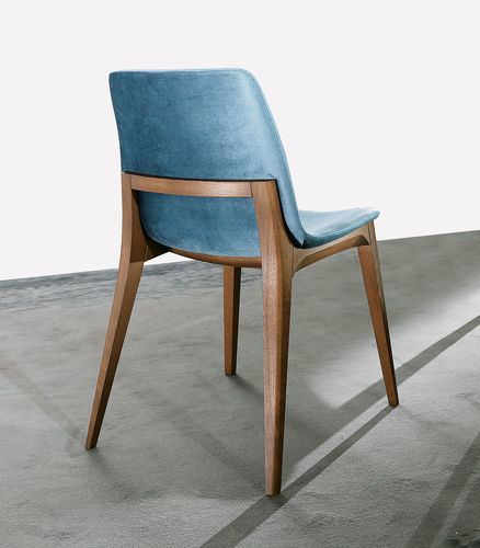Sedia da pranzo contemporanea - HELENE - Italy Dream Design - da interno / in pelle / in legno massiccio