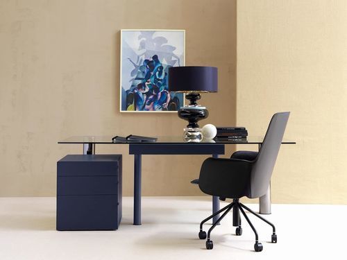 Scrivania direzionale - ABACO - Italy Dream Design - da terra / contemporanea / in acciaio inossidabile
