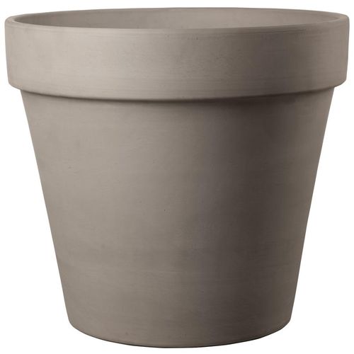 Vaso da giardino in terracotta - GRAFITE :  01-J - Deroma - rotondo / conico
