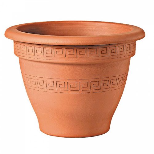 Vaso da giardino in terracotta - MINI SUN : 4 - Deroma - rotondo / conico