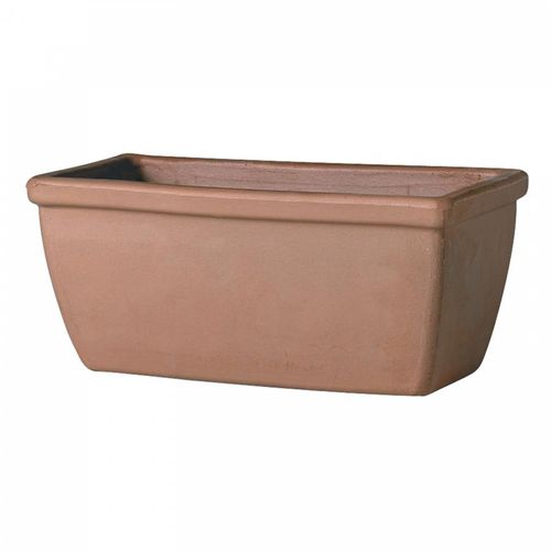 Vaso da giardino in terracotta - MOKA : 2C-C - Deroma - rettangolare