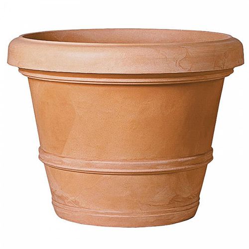 Vaso da giardino in plastica - RONDÒ : 9RL - Deroma - rotondo / conico