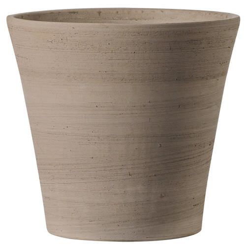 Vaso da giardino in terracotta - PRIMITIVO GRAFITE : 3R-J-07 - Deroma - conico / rotondo