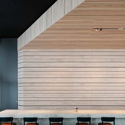 Pannello acustico per muro - PLANK  - Gustafs Scandinavia AB - impiallacciato in legno / a base gesso / rettangolare
