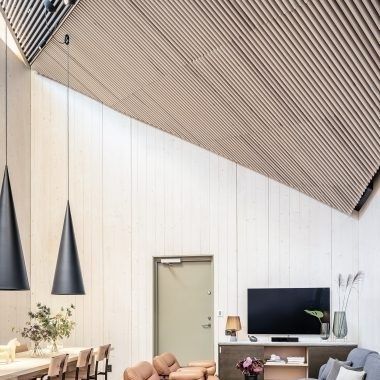 Controsoffitto in legno massiccio - MODULE FS - Gustafs Scandinavia AB - in MDF / in pannelli / ad isola