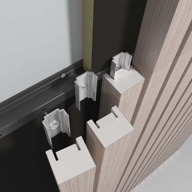 Profilo in alluminio - LINEAR RIB - Gustafs Scandinavia AB - a sezione simmetrica / per rivestimento di facciata / per muro