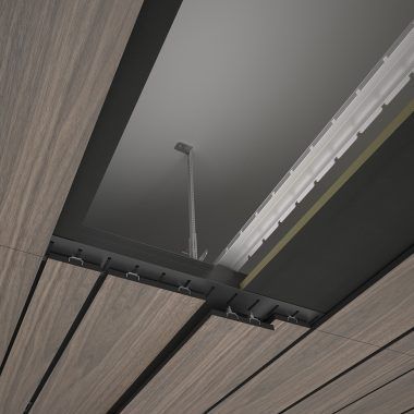 Sistema di fissaggio in alluminio - LINEAR PLANK - Gustafs Scandinavia AB - per pannelli / per soffitto / per interni