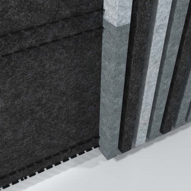 Profilo in alluminio - FELTFON - Gustafs Scandinavia AB - a U / per rivestimento di facciata / per muro