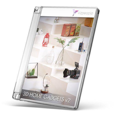 Biblioteca d'oggetti 2D/3D - 3D HOME GADGETS V2 - VizPeople Cut Out people