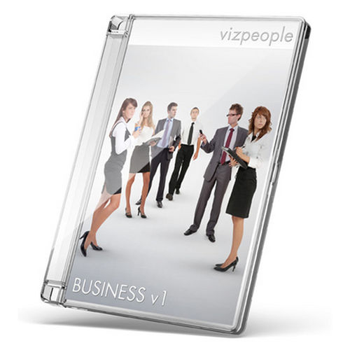 Biblioteca d'oggetti 2D/3D - BUSINESS V1 - VizPeople Cut Out people