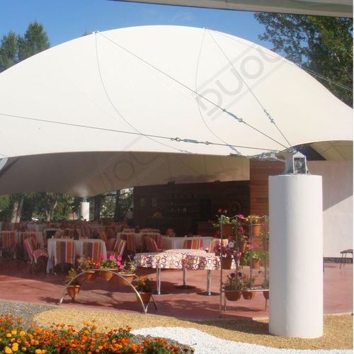 Tensostruttura a cupola - TENSION - DUOL - per tettoia / per eventi / per campo sportivo