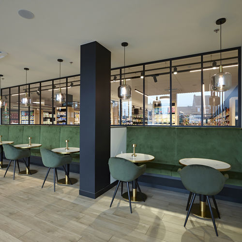 Pannello in vetro acustico - Divina fixed glass wall - ARLU - temprato / laminato / trasparente