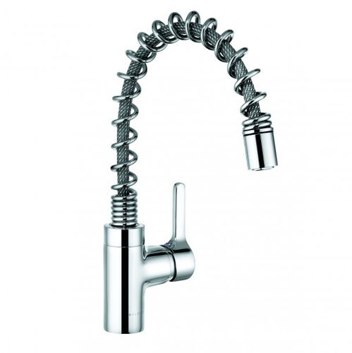 Miscelatore da appoggio - BINGO STAR - KLUDI - in metallo cromato / in ceramica / da cucina