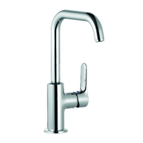 Miscelatore per lavabo - OBJEKTA - KLUDI - da appoggio / in metallo cromato / da bagno