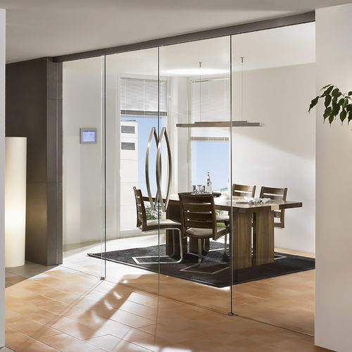 Porta da interno - DORMA MUTO - Glas Expert - in vetro / scorrevole / contemporanea
