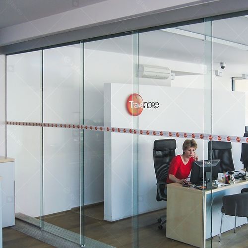 Porta da interno - MTG V2400 - Glas Expert - in vetro / scorrevole / telescopica