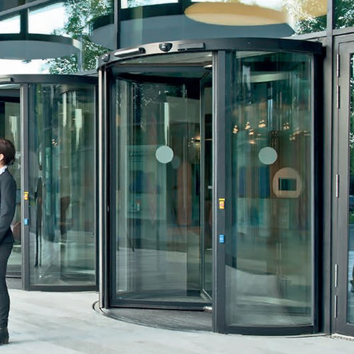 Porta d'ingresso - DORMA - Glas Expert - in vetro / girevole / contemporanea
