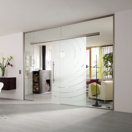 Porta da interno - DORMA S1000 - Glas Expert - in vetro / battente / contemporanea