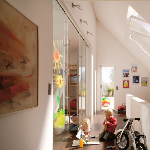 Porta da interno - MTG L-1000 - Glas Expert - in vetro / a libro / contemporanea