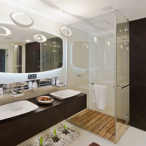 Parete doccia battente - Glas Expert - fissa / d'angolo / a nicchia