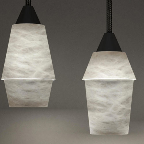 Lampada a sospensione - TENMADO - Atelier-alain-ellouz - in alabastro / contemporanea / con cavo