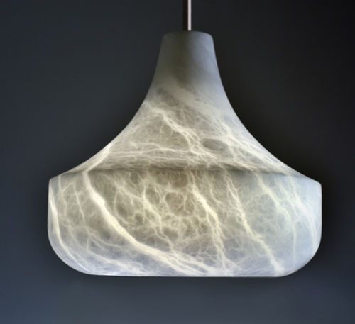 Lampada a sospensione - ZÉLIE - Atelier-alain-ellouz - in alabastro / classica / con cavo
