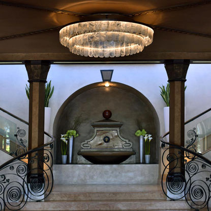 Lampadario classico - VERSAILLES (DOUBLE PLATE) - Atelier-alain-ellouz - in cristallo / contract