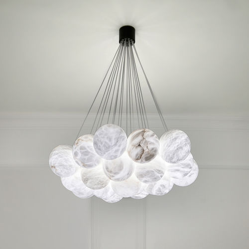 Lampadario contemporaneo - BOLKY - Atelier-alain-ellouz - in alabastro / contract / LED