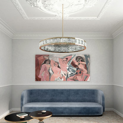 Lampadario contemporaneo - CONCORDE - Atelier-alain-ellouz - in cristallo