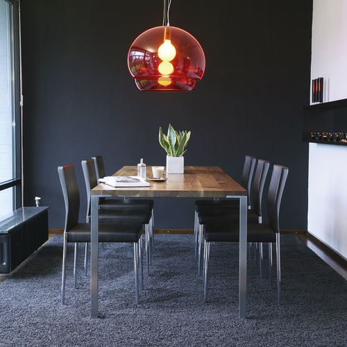 Sedia contemporanea - GLOOH - KFF - da interno / in pelle / in compensato stampato