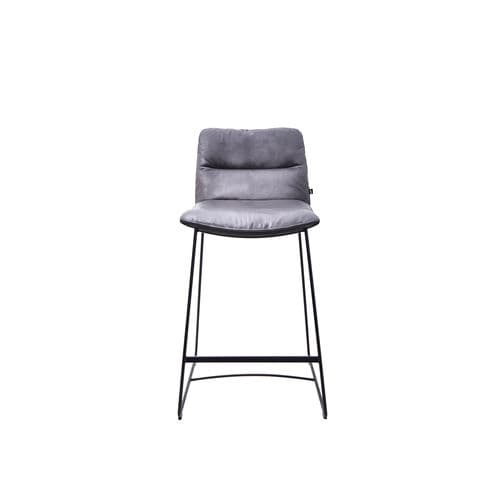 Sedia alta contemporanea - ARVA LIGHT - KFF - da interno / in tessuto / in pelle