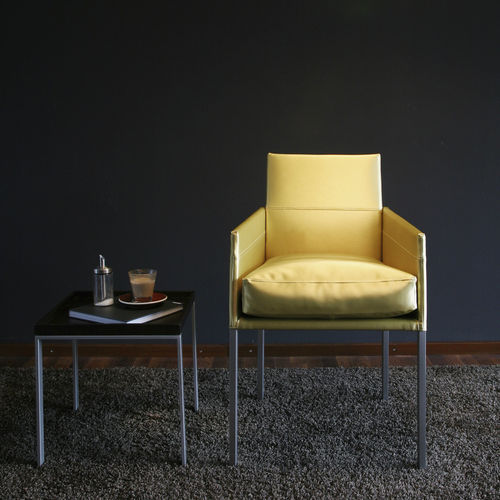 Sedia visitatore contemporanea - TEXAS - KFF - da interno / in tessuto / in metallo