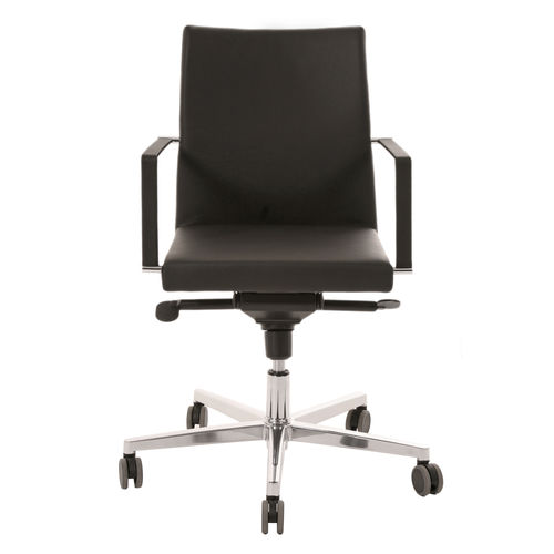 Sedia da ufficio contemporanea - FEEL - KFF - da interno / in tessuto / in pelle