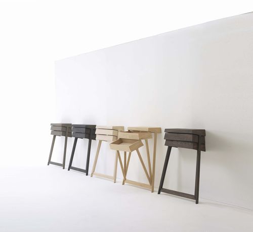 Scrittoio design originale - PIVOT - Arco - in legno