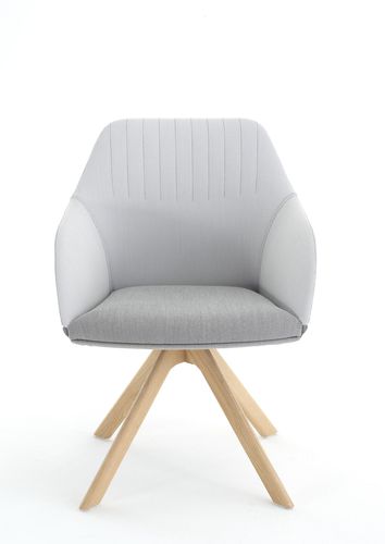 Sedia contemporanea - EASE - Arco - da interno / in rovere / in tessuto
