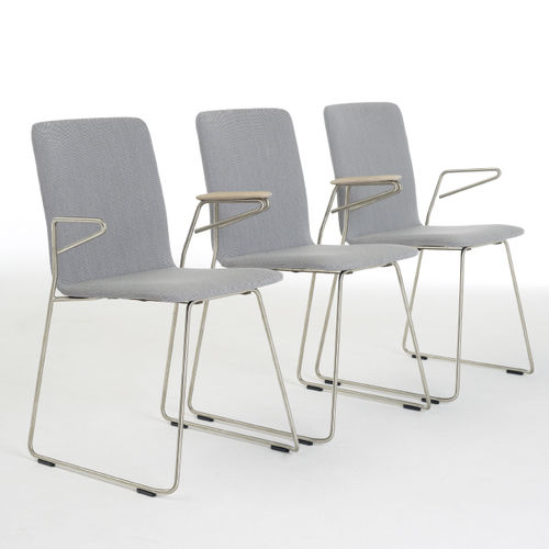 Sedia contemporanea - REPLAY - Arco - da interno / in rovere / in tessuto