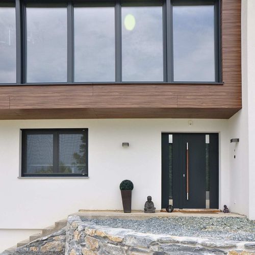 Finestra in vetro - ALUCLIP - Trocal - in alluminio / in PVC / scorrevole