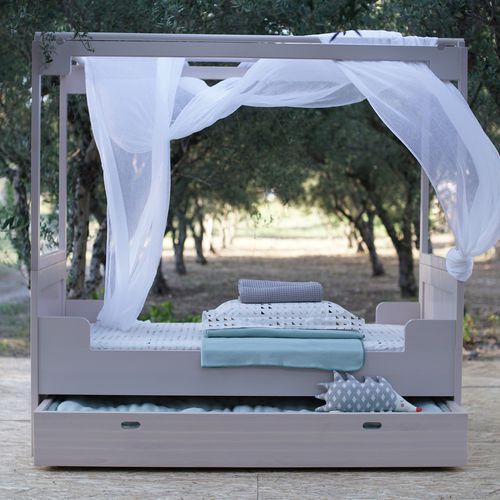 Letto a baldacchino - DANAI  - COCO-MAT - con letto estraibile / singolo / contemporaneo