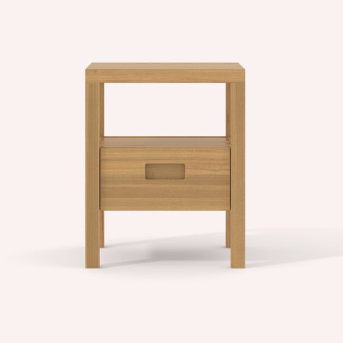Comodino contemporaneo - DALIDA I - COCO-MAT - in rovere / quadrato / con cassetti