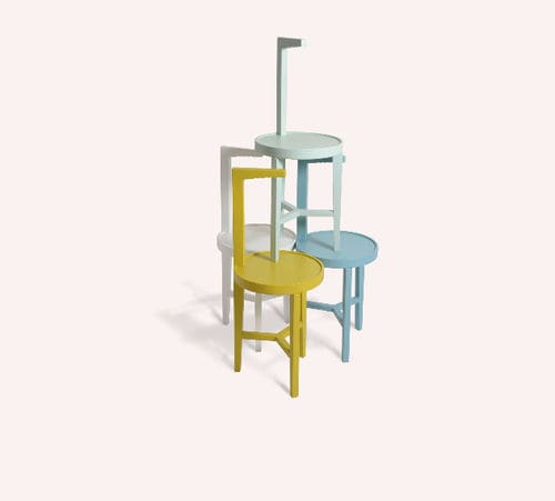 Tavolo d'appoggio contemporaneo - XANTHIPPI - COCO-MAT - in legno / rotondo / per uso residenziale
