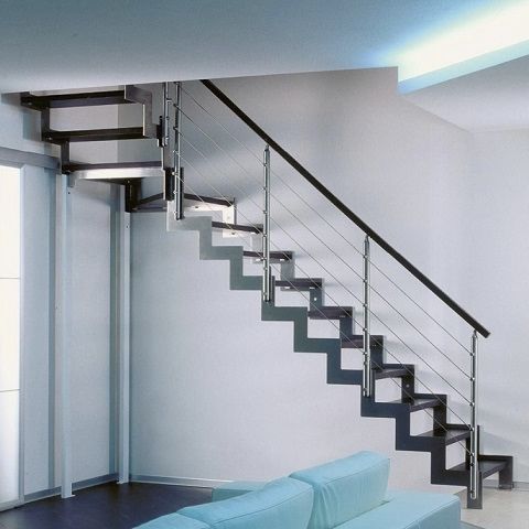 Scala dritta - PLANA SKIN - TECNOSCALE - a L / a U / curva
