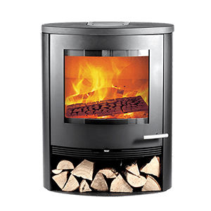 Stufa a legna - TT22R - JIDÉ - 7.5 kW / contemporanea / in metallo