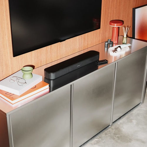 Barra del suono centralizzata - TV SPEAKER (2ND GEN) - Bose - a muro / con scaffali / attiva