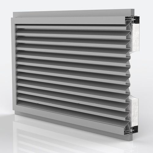 Griglia di ventilazione in alluminio - DUCOGRILLE SOLID ISO F 30Z - Duco - rettangolare / rotonda / per esterni