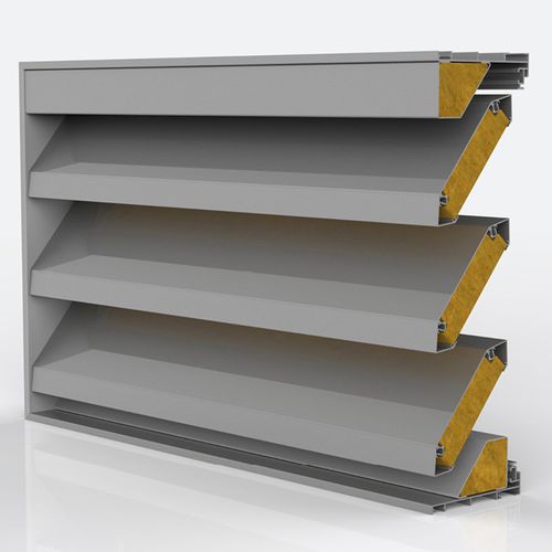 Griglia di ventilazione in alluminio - DUCOGRILLE N 150 - Duco - rettangolare / per esterni / per facciate
