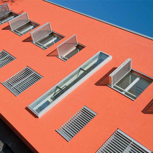 Frangisole in alluminio - DUCOSLIDE BIFOLD - Duco - per facciata / scorrevole / perforato