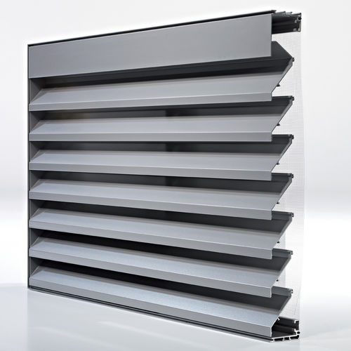 Griglia di ventilazione in alluminio - DUCOGRILLE CLASSIC N 50Z - Duco - rettangolare / per esterni / per facciate