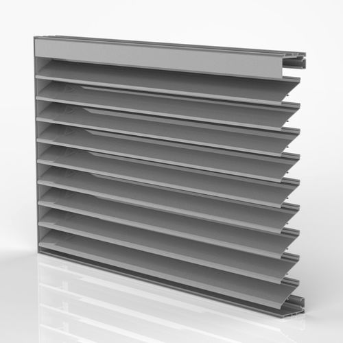 Griglia di ventilazione in alluminio - DUCOGRILLE CLASSIC N 50HP - Duco - rettangolare / per esterni / per facciate